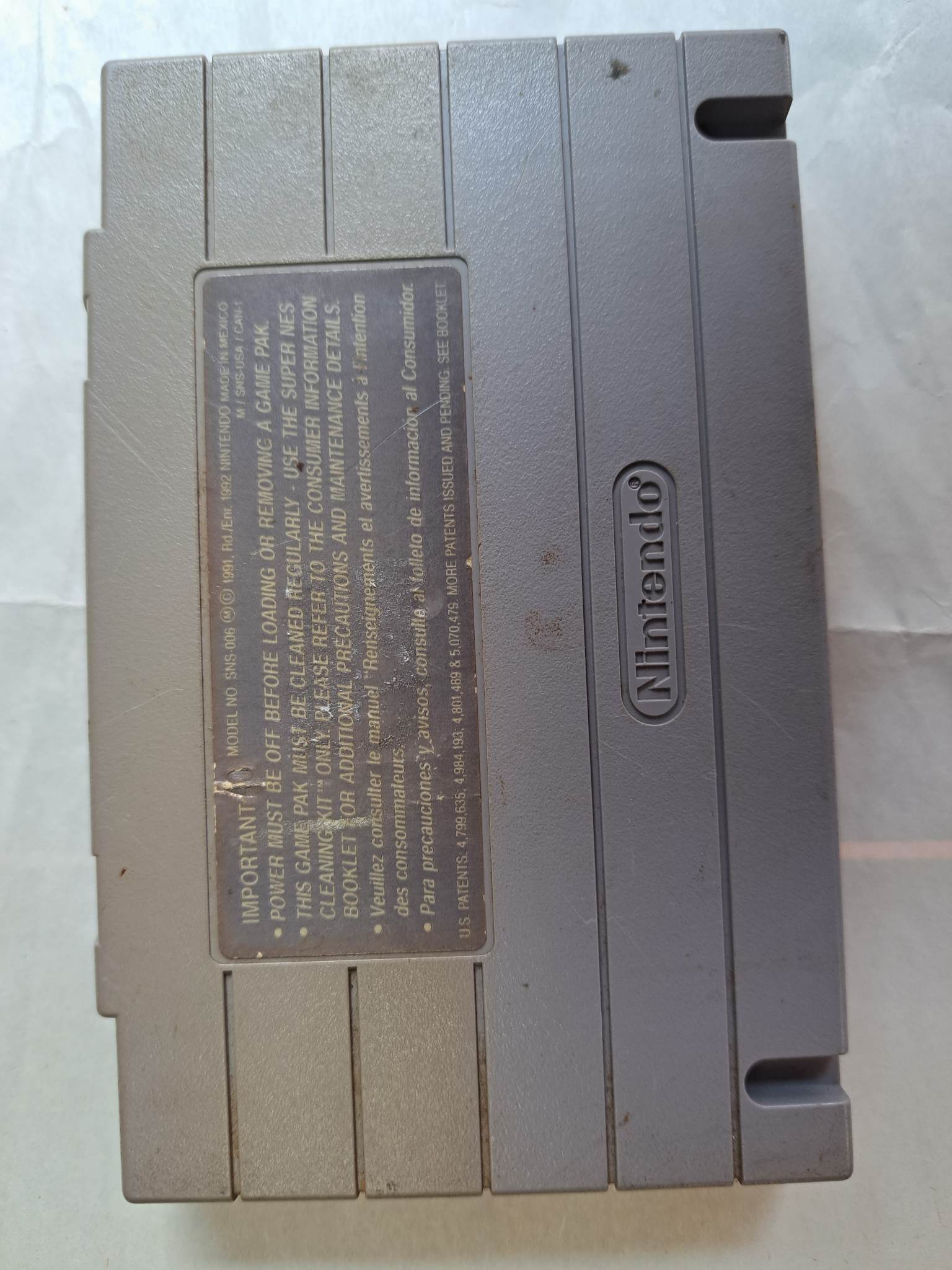 SUPER NINTENDO - NHL 96 - CARTRIDGE ONLY (01)